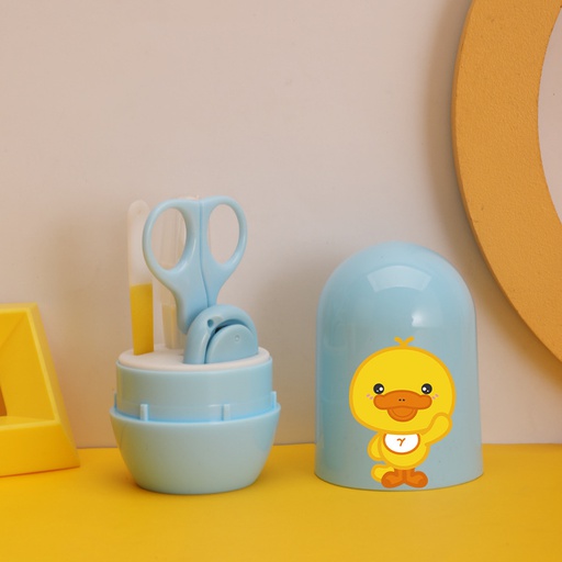 [YY-018/bleu] Adorable kit manucure canard bleu pour les petits