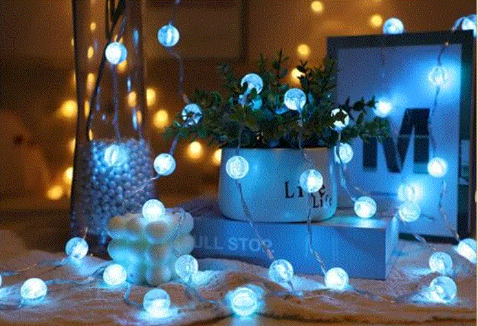 [T-Z05-FROID] Garland Bubbles 22M 6000K COLD WHITE 200LED
